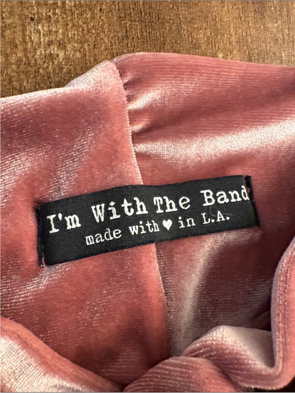I'm With The Band Velvet Turban Twist Headband - Dusty Pink - Picture 4 of 4
